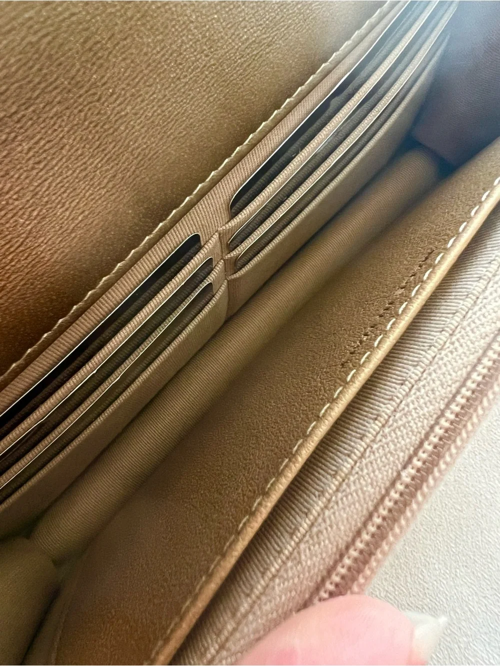 Chanel Metallic Gold Wallet on chain WOC
